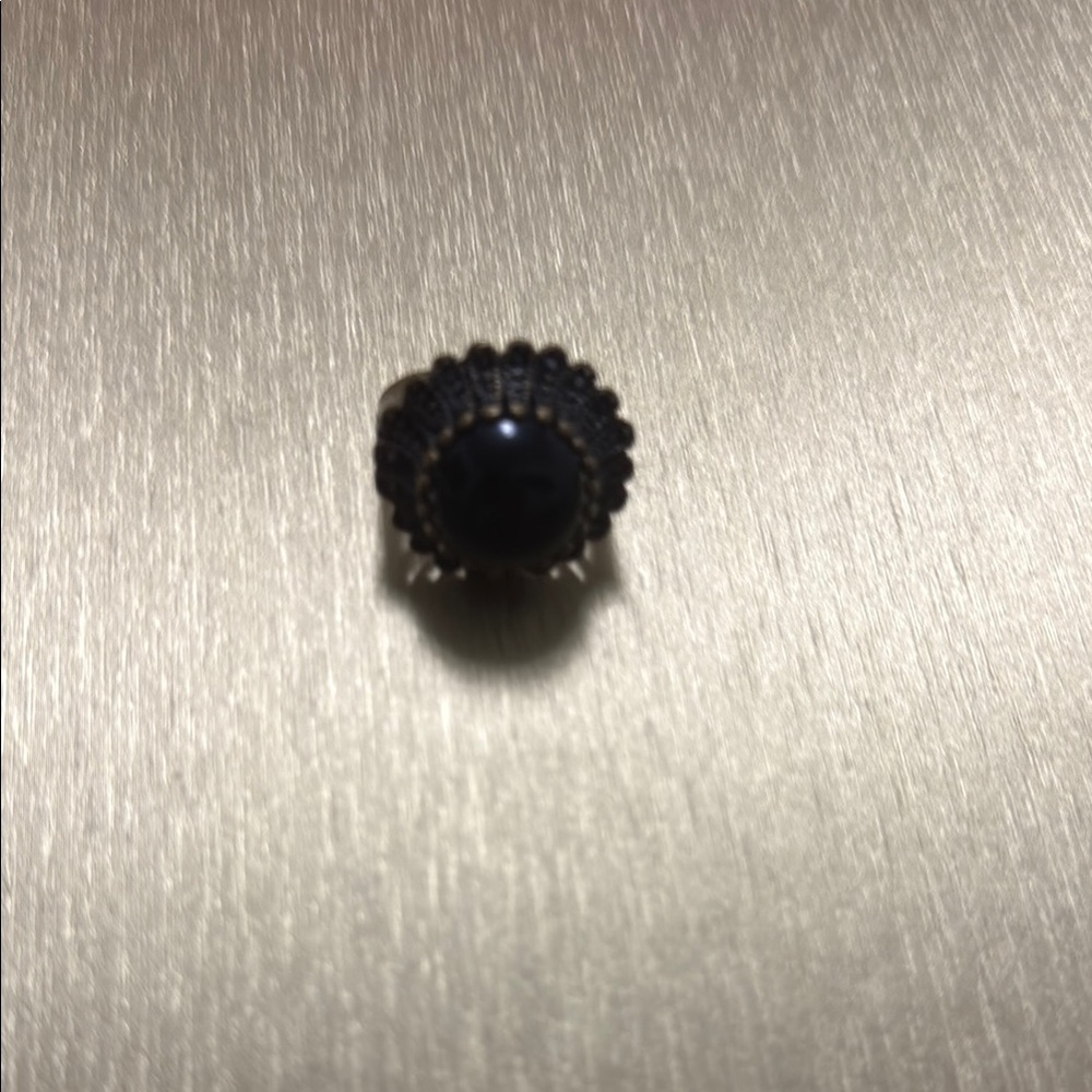 Elegant Black Stone Ring